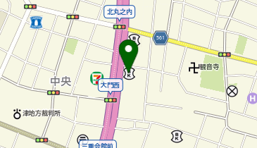 津信用金庫 津駅前支店の地図画像