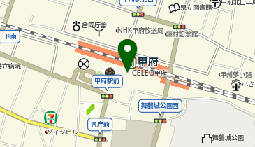 桔梗屋 東治郎 セレオ甲府店の地図画像