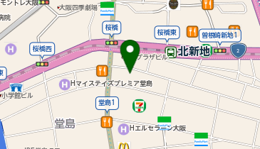 ネットカフェポパイ 西梅田曽根崎新地店の地図画像