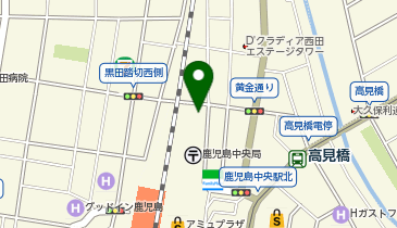 くろ屋 鹿児島中央駅店の地図画像