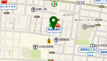 白猫喫茶の地図画像