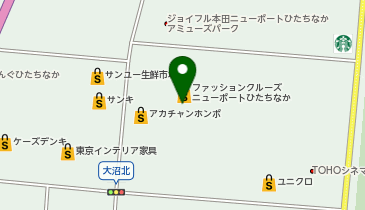 Gong Cha(ゴン チャ) ファッションクルーズひたちなか店の地図画像