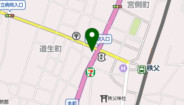 麺屋 たつみ 喜心 秩父店の地図画像