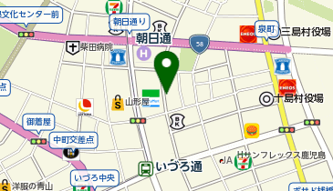 鹿児島銀行前観光バス乗降所の地図画像