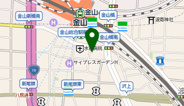エクシアホワイト金山店の地図画像