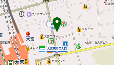 カフェ・ベローチェ 大宮大門町店の地図画像