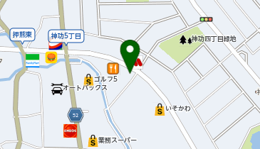 菓匠 千壽庵吉宗 押熊店の地図画像