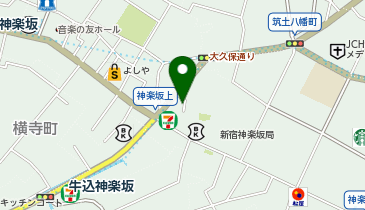 麺処あきら 東京神楽坂2号店の地図画像