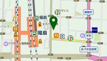 一軒め酒場 福島駅前店の地図画像