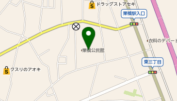 久喜市 栗橋中央コミュニティセンターの地図画像