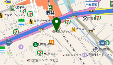 SHARE LOUNGE TSUTAYA BOOKSTORE(シェア ラウンジ ツタヤ ブックストア) 渋谷サクラステージの地図画像