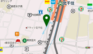 北千住 Girl's Ber TwentySeven(ガールズ バー トゥエンティセブン)の地図画像