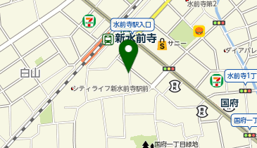 ゆほびか水前寺の地図画像