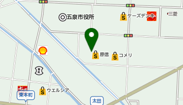 原信 五泉店の地図画像