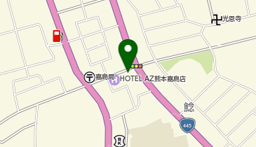 濃厚鶏骨ラーメン とりのすけ 嘉島店の地図画像