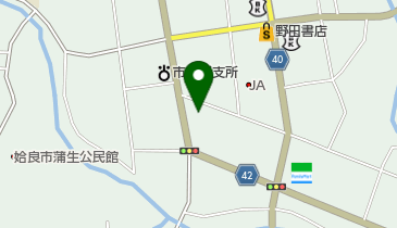 蒲生町物産館 くすくす館の地図画像