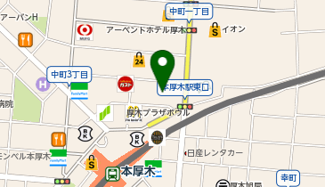 エクセレントシティ本厚木駅前の地図画像