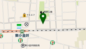 ヨークフーズ 東小金井店の地図画像