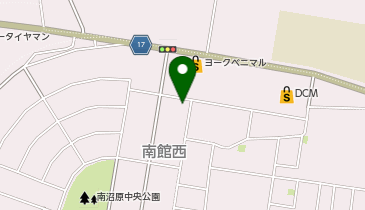 みなみぬまはら整体院の地図画像