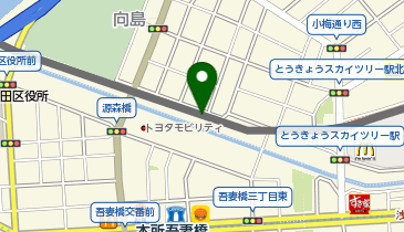 コネクトすみだ まち処の地図画像