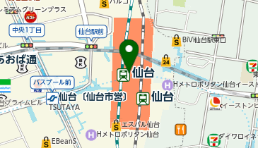 ハロー!パソコン教室 エスパル仙台校の地図画像