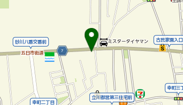 銀のさら 立川幸町店の地図画像