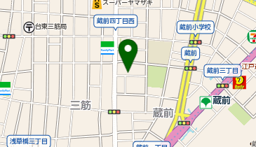 アトミヨソワカ蔵前の地図画像