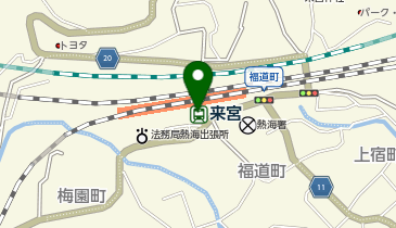 熱海プリン 来宮駅店の地図画像