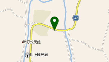 川上やまびこ館の地図画像