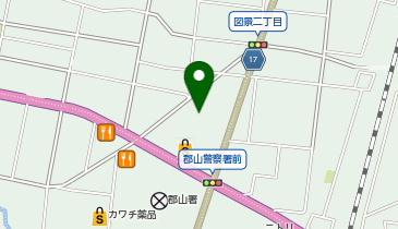 カーセブン 郡山香久池店の地図画像