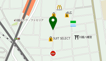 アクアパーク川越の地図画像