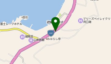 天上山 河口湖荘の地図画像