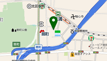 ルーシュ音楽練習室 JR天満駅前店の地図画像