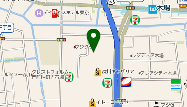 レインボータウンエフエム放送株式会社 木場スタジオの地図画像