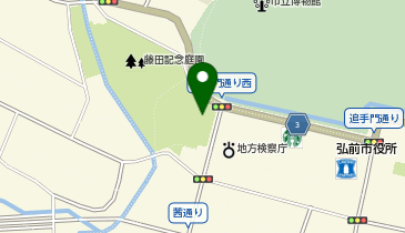 旧藤田家別邸の地図画像