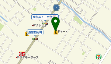 バーガーキング 彦根パリヤ店の地図画像