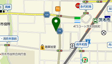 ファーストピラティス茨木市駅前店の地図画像