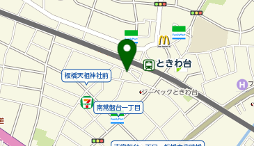 焼鳥もつ鍋だるま ときわ台店の地図画像