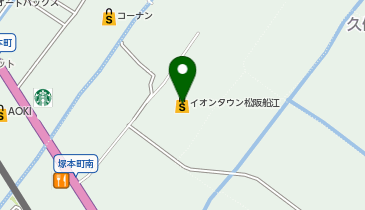 ドリームカプセル イオンタウン松阪船江店の地図画像