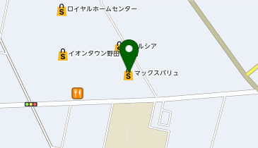 クイーンオフ 野田七光台店の地図画像