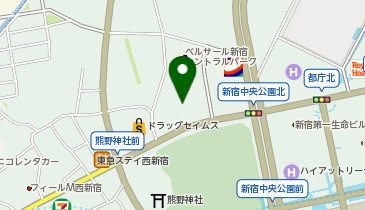 セントラルパークタワー・ラ・トゥール新宿の地図画像