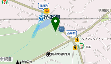 シンコースポーツ神奈川県立武道館の地図画像