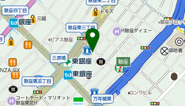 酵素風呂kinohi(きのひ) 銀座店の地図画像