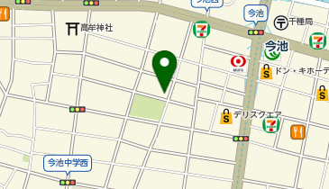 韓国料理 新村の地図画像