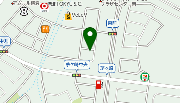 まつ本庵の地図画像