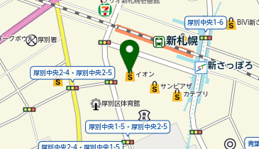 パイドール新札幌店の地図画像