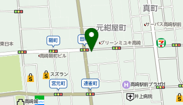 総合探偵社シークレットジャパン群馬の地図画像