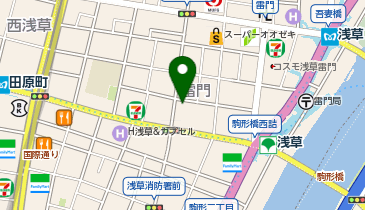 中国手打拉麺馬賊 浅草本店の地図画像
