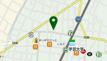 上海菜館の地図画像