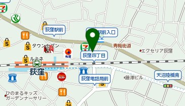 手もみラーメン 十八番の地図画像